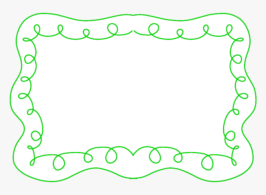 Transparent Green Frame Png - Picture Frame, Png Download
