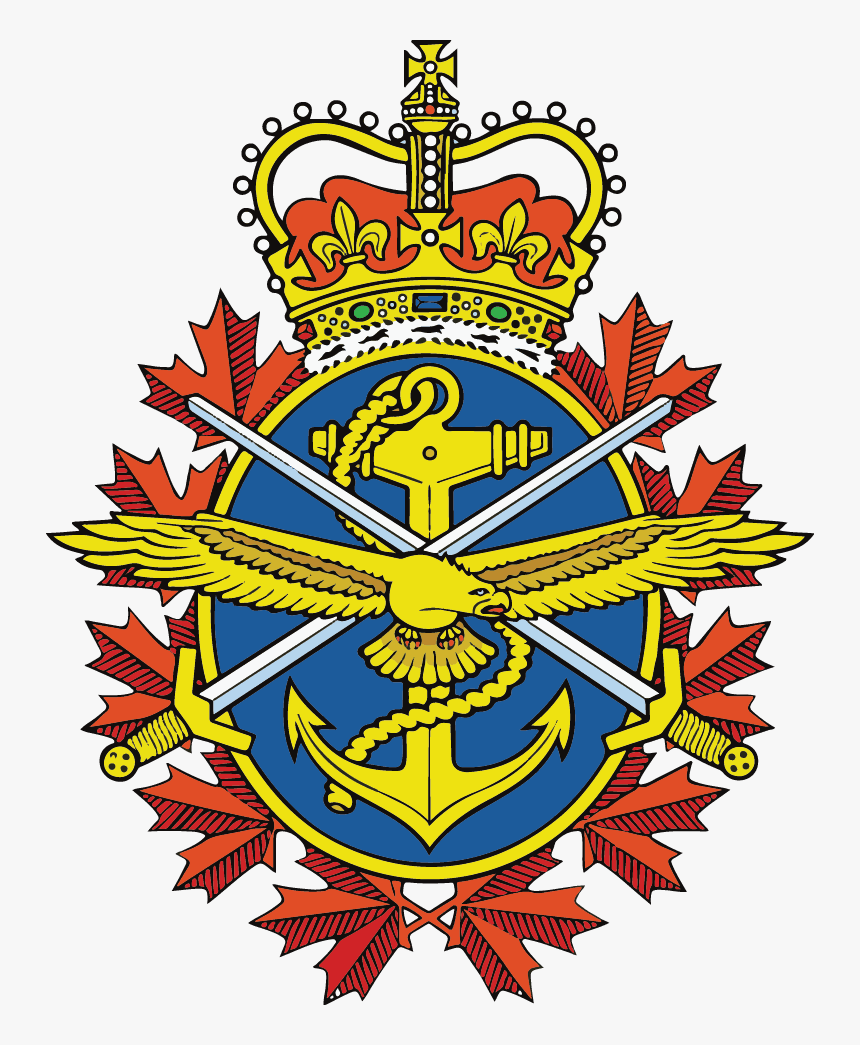 Badge Of The Canadian Armed Forces - Canadian Armed Forces Flag, HD Png Download