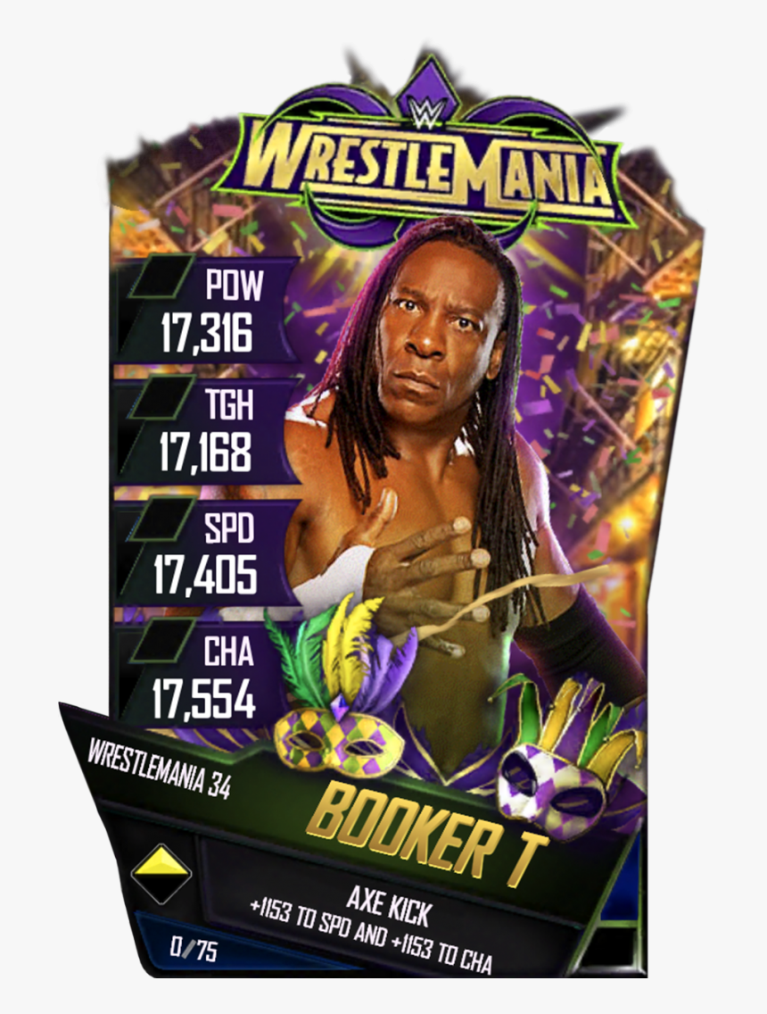 Bookert S4 19 Wrestlemania34 - Wwe Supercard Wrestlemania 34, HD Png Download
