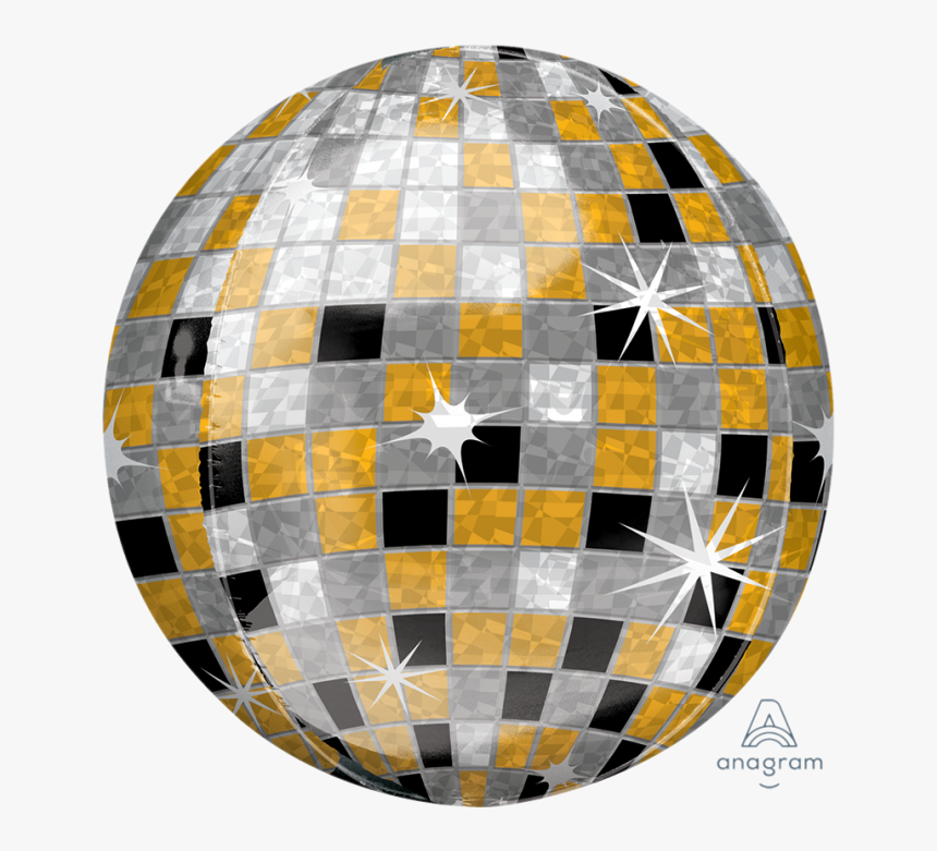 Disco Ball Gold And Silver, HD Png Download