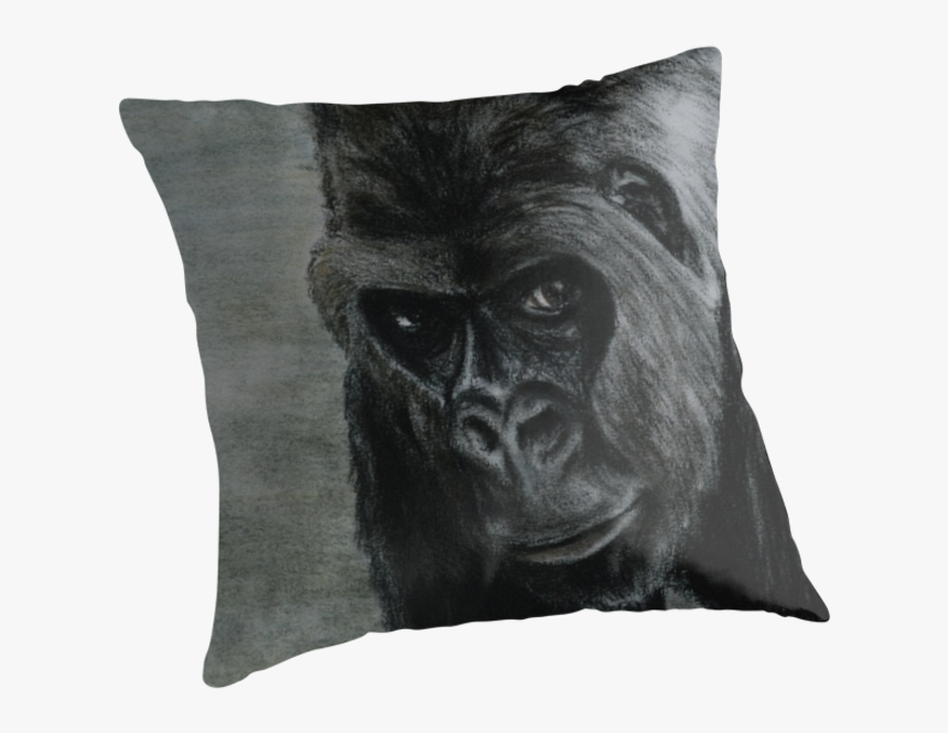 Gorilla Cushion Throw Pillows Snout - Cushion, HD Png Download