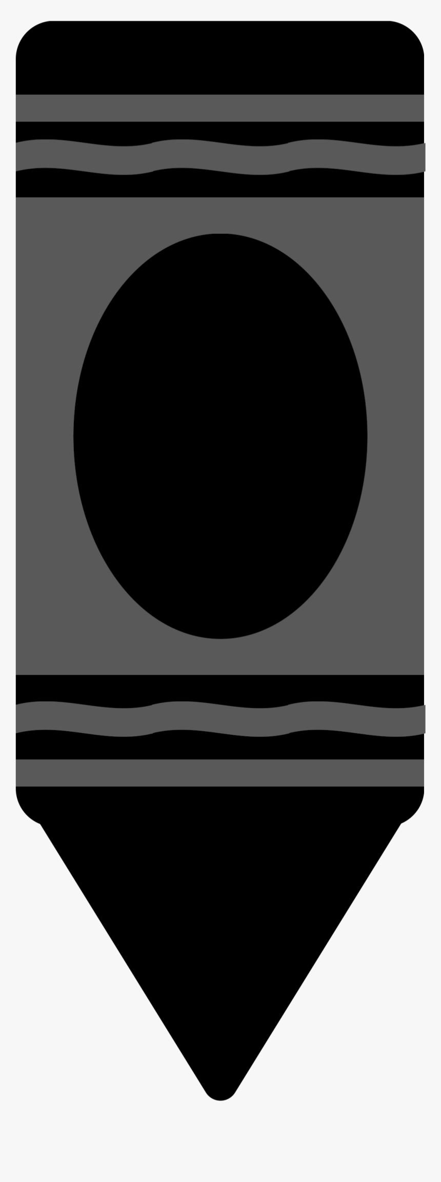 Black Back To School Crayon Bulletin Board Decor - Circle, HD Png Download