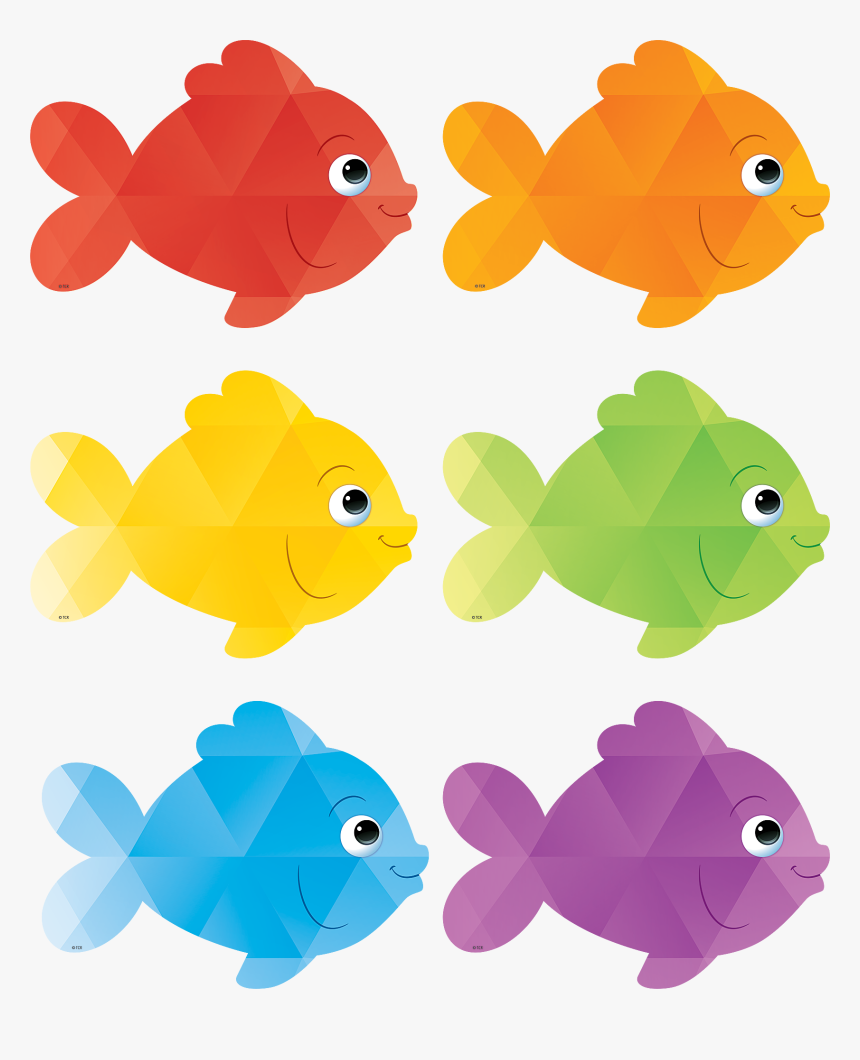 Design Clipart Bulletin Board - Colorful Fish Cutouts, HD Png Download