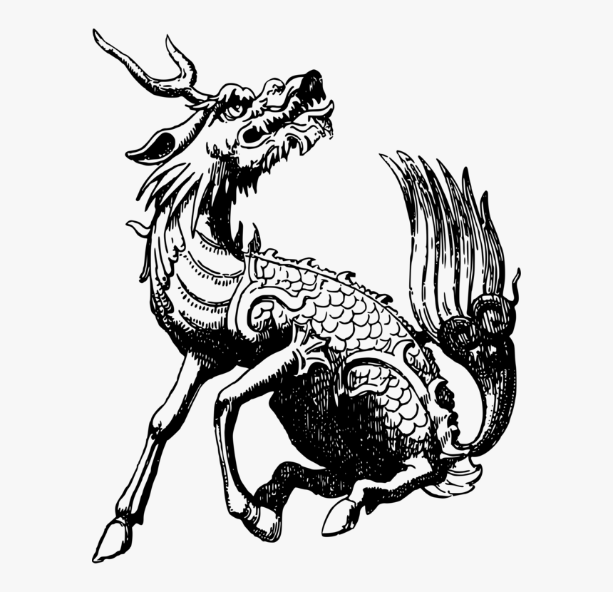 Drawing Japanese Mythology - St George And The Dragon Drawing, HD Png Download