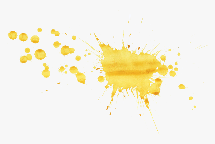 Splash Png Yellow - Creative Arts, Transparent Png