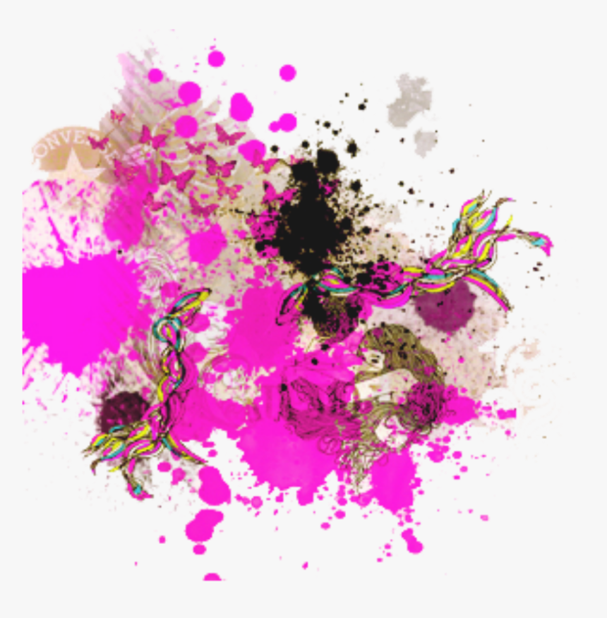 #ftestickers #watercolor #splatter #graffiti #graffitiart, HD Png Download