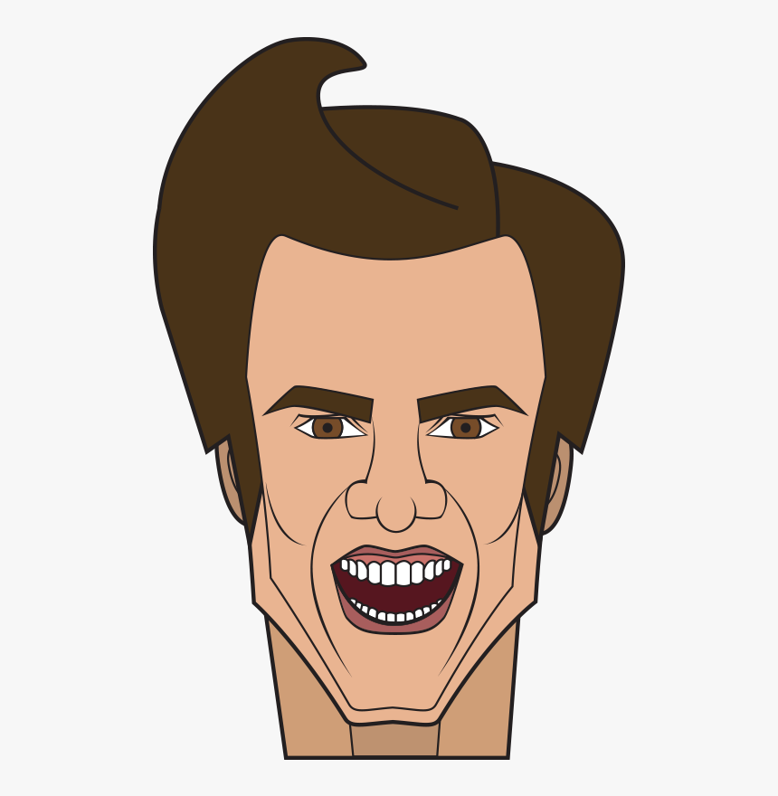 Infographic About Jim Carrey Characters In Movies - Cartoon, HD Png Download