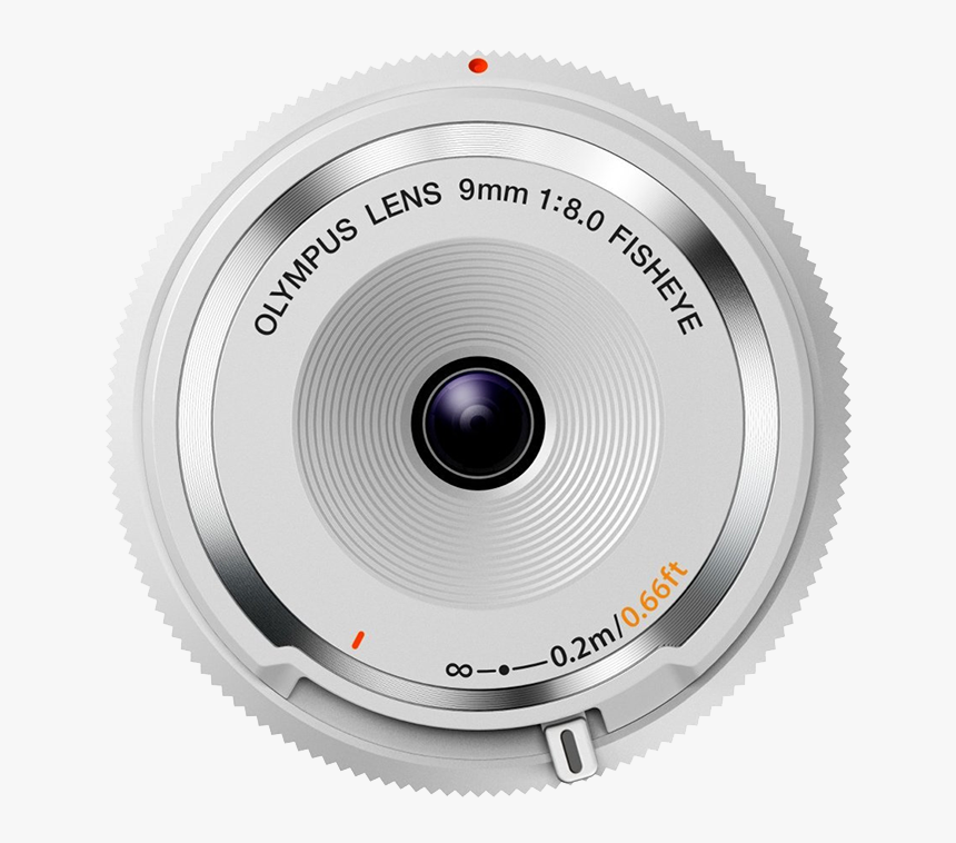 Olympus 9mm F8 Fisheye Body Cap Lens - Olympus 9mm F8 0 Fish Eye Body Cap Lens Bcl 0980 Black, HD Png Download