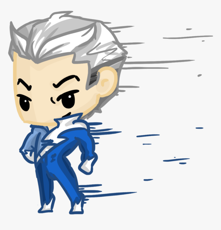 Vector Transparent Library Wanda Maximoff Chibi Love - Marvel Quicksilver Drawing Cartoon, HD Png Download