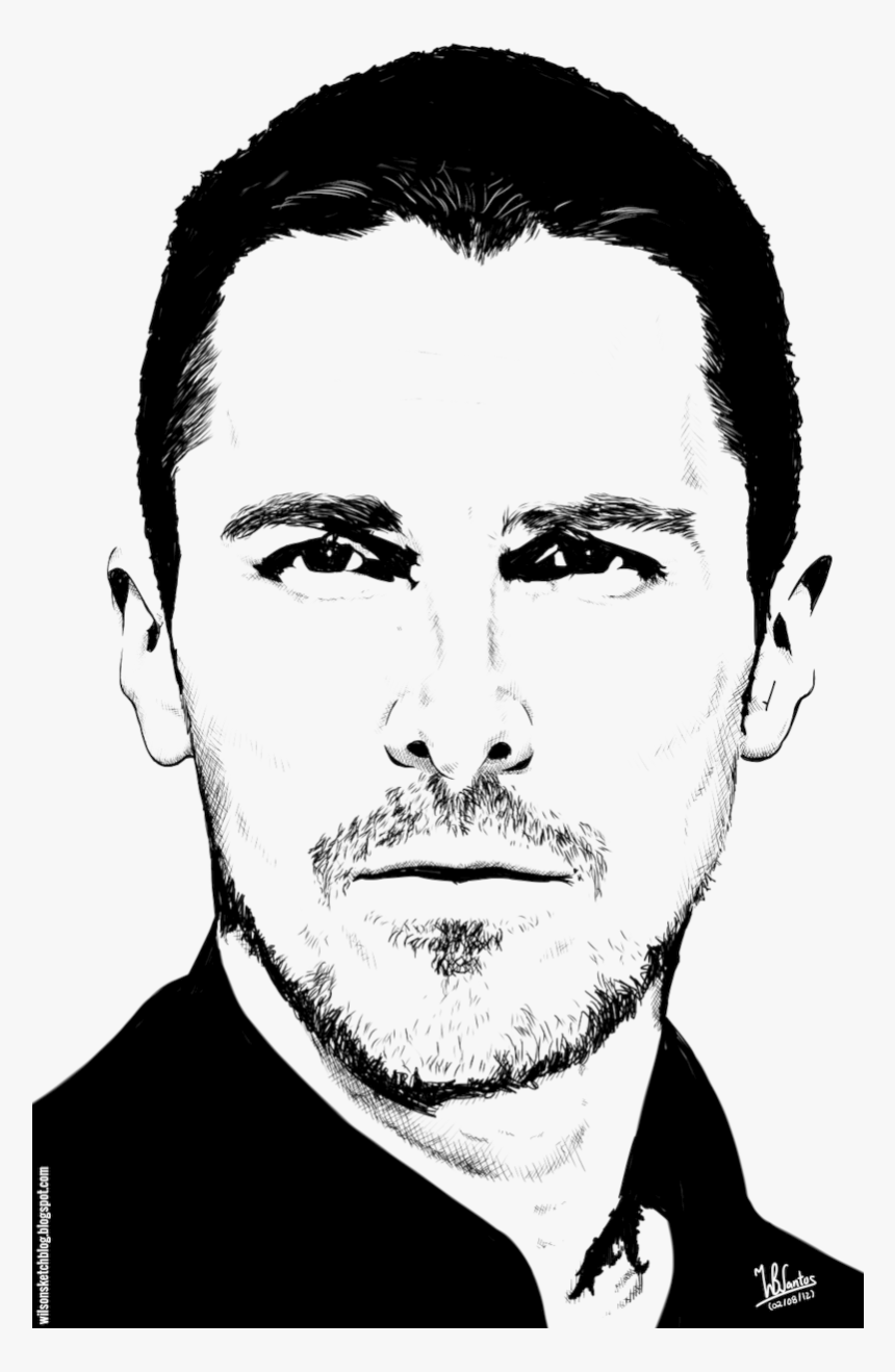 Transparent Celebrity Face Png - Christian Bale Clipart, Png Download