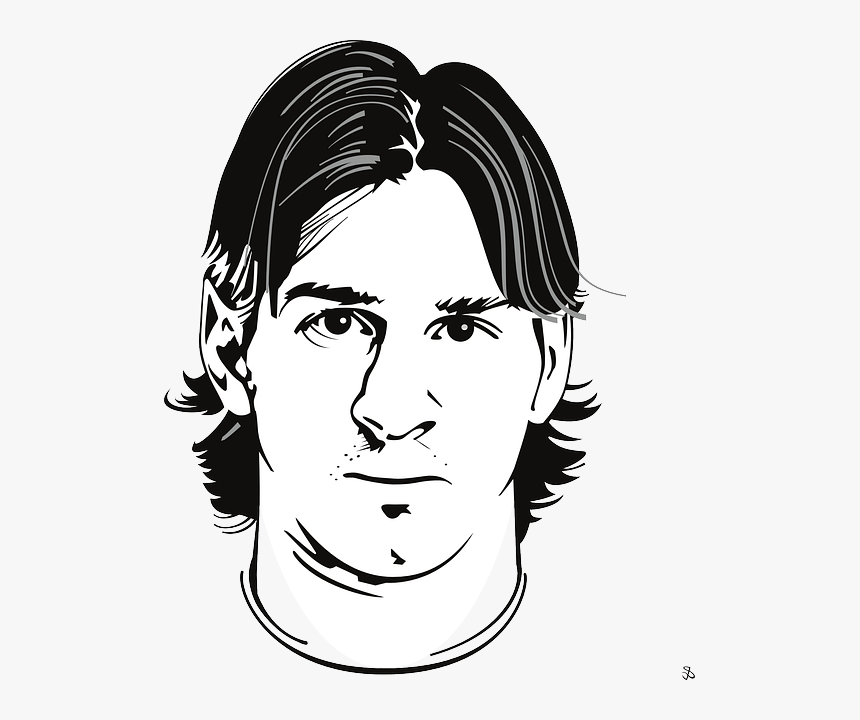 Soccer, Face, Cartoon, Sports, Football, Celebrity - Fc Barcelona, HD Png Download
