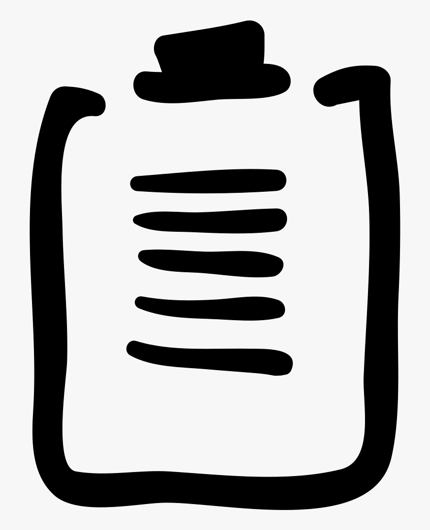 Clipboard Computer Icons Clip Art - Clipboard Drawn Icon, HD Png Download
