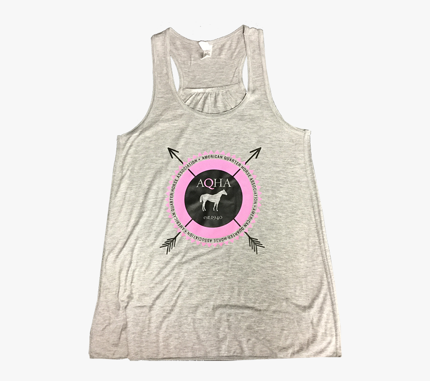 Sport Grey Black And Pink Arrow Flowy Tank - Active Tank, HD Png Download