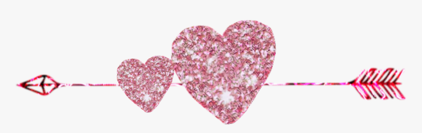 #arrow #pink #remake #heart - Heart, HD Png Download