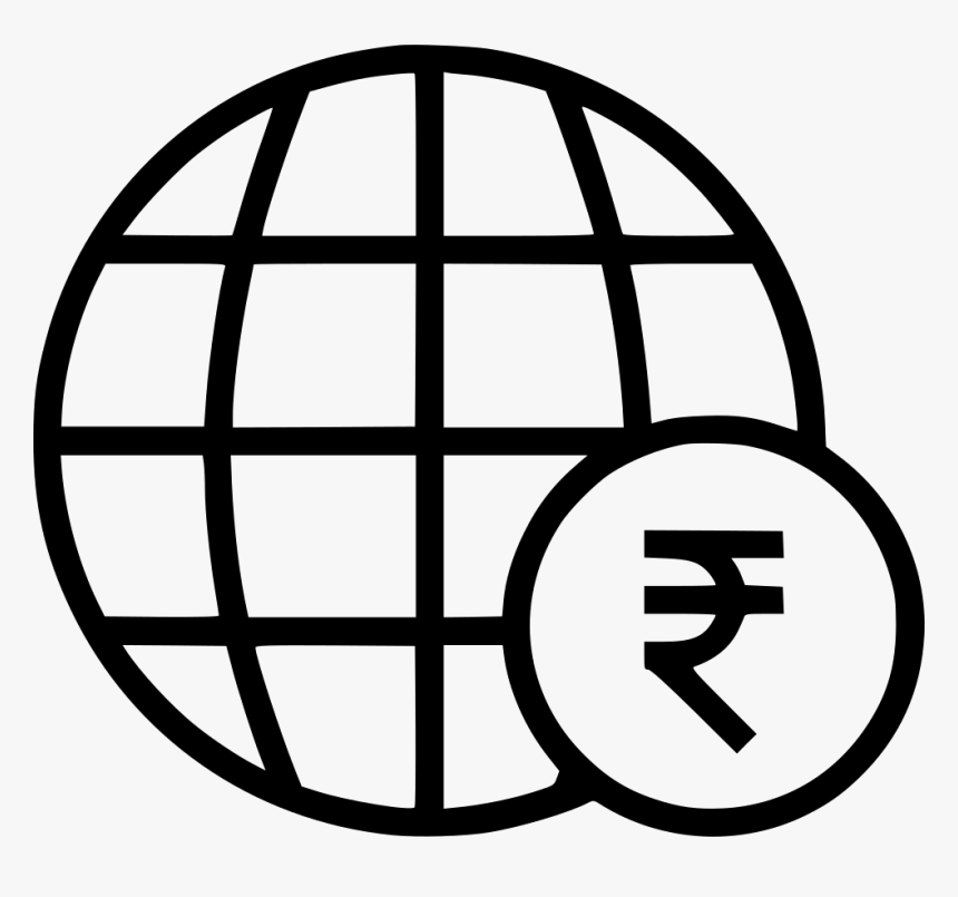 Globe Money Business Expansion Currency Rupee - Website Icon Png Pink, Transparent Png