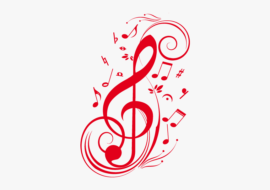 Treble Clef And Music Notes, HD Png Download