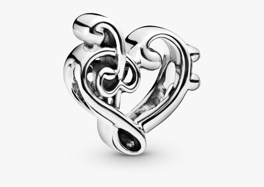 Pandora Heart Treble Clef Charm, HD Png Download