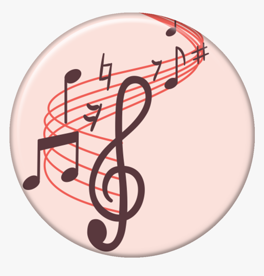 Ps413-01 - Circle - Fymural Musical Note Wall Decal, HD Png Download
