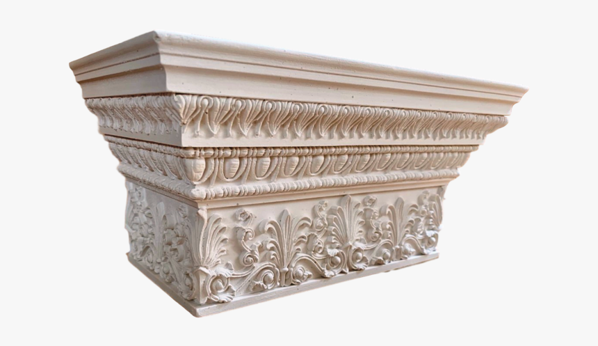 Plaster Pilaster Capital [half Square] - Antique, HD Png Download