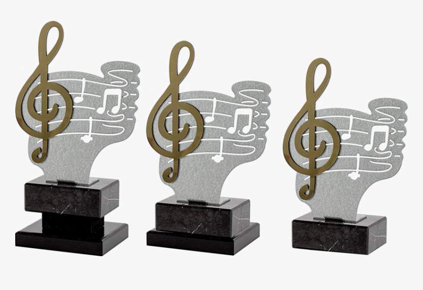 Methacrylate Trove Clave Sol Trophy - Notas Musicales Trofeo, HD Png Download