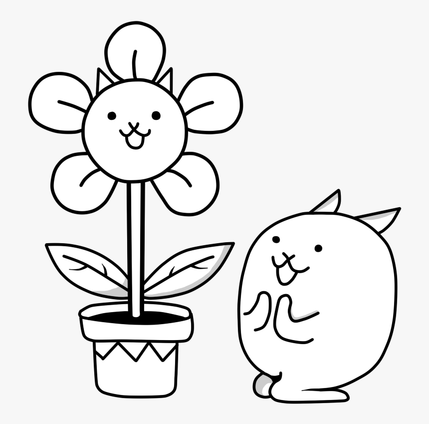 Drawing Games At Getdrawings - Battle Cats Drawing, HD Png Download