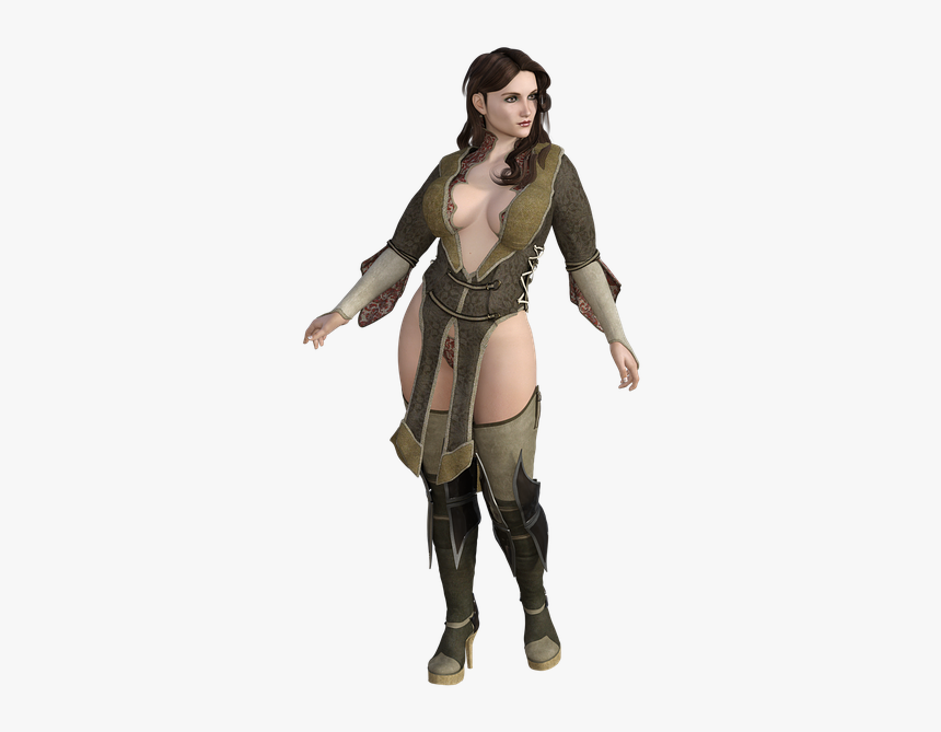Woman, Graceful, Figure, Pretty, Girl, Face, Female - Figurine, HD Png Download