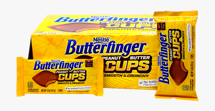 Nestle Butterfinger Peanut Butter Cups - Butterfinger Peanut Butter Cup 24 Count, HD Png Download
