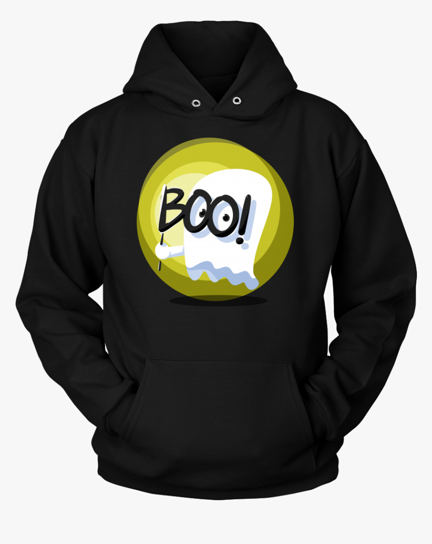 Halloween Costume Boo Ghost Funny Scary Hoodie - Black Panther Hoodie Womens, HD Png Download
