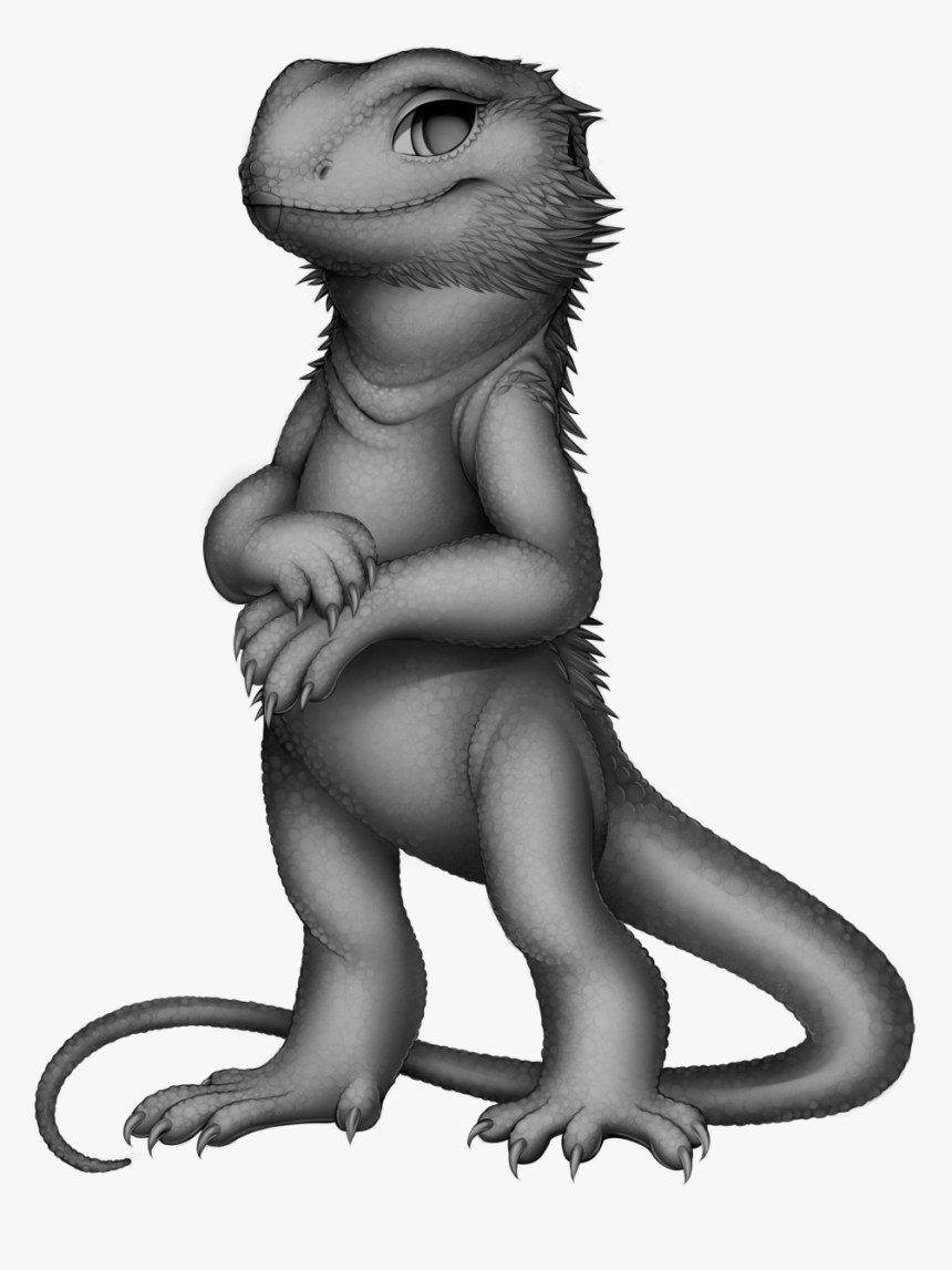Furvilla Bearded Dragon Base - Furvilla Lizard Base, HD Png Download