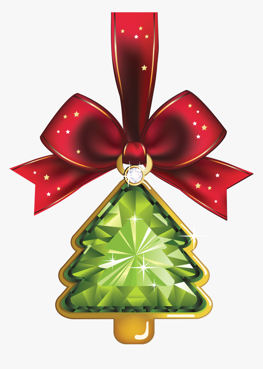 Transparent Hanging Christmas Ornaments Png - Christmas Treen Ornament Clip Art, Png Download