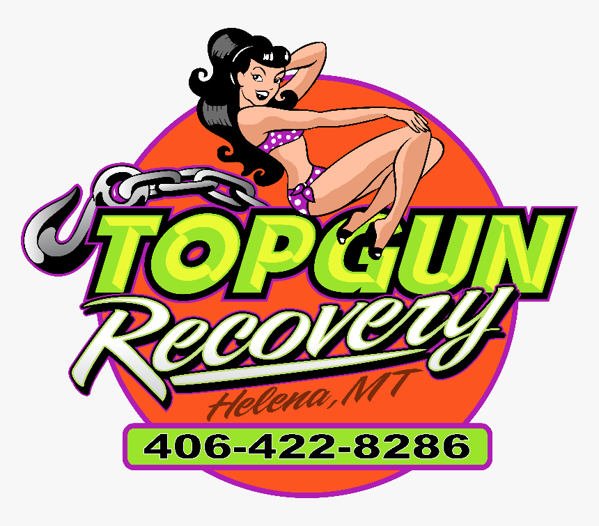 Top Gun Recovery - Cartoon, HD Png Download