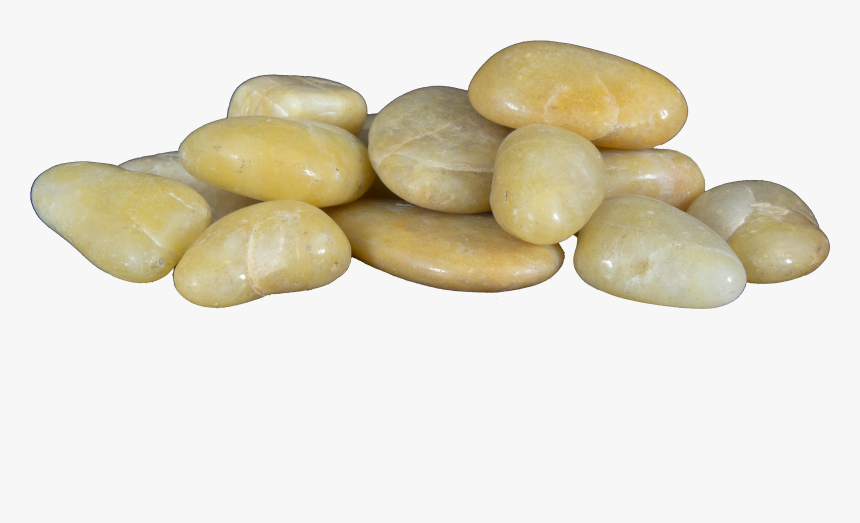 Yellow Riverstone Pebbles - Pebble, HD Png Download