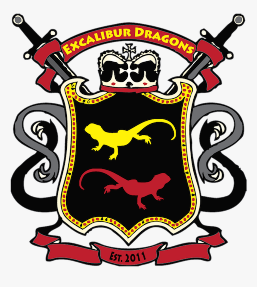 Excalibur Dagons Logo - Bearded Dragon Birth Certificate, HD Png Download
