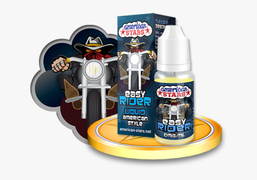 American Stars Easy Rider Likit 30ml - American Stars E Liquid, HD Png Download