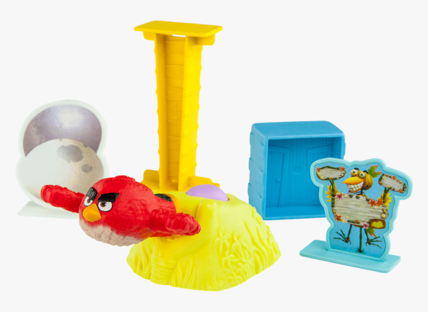 Red - Happy Meal Angry Birds Toys, HD Png Download