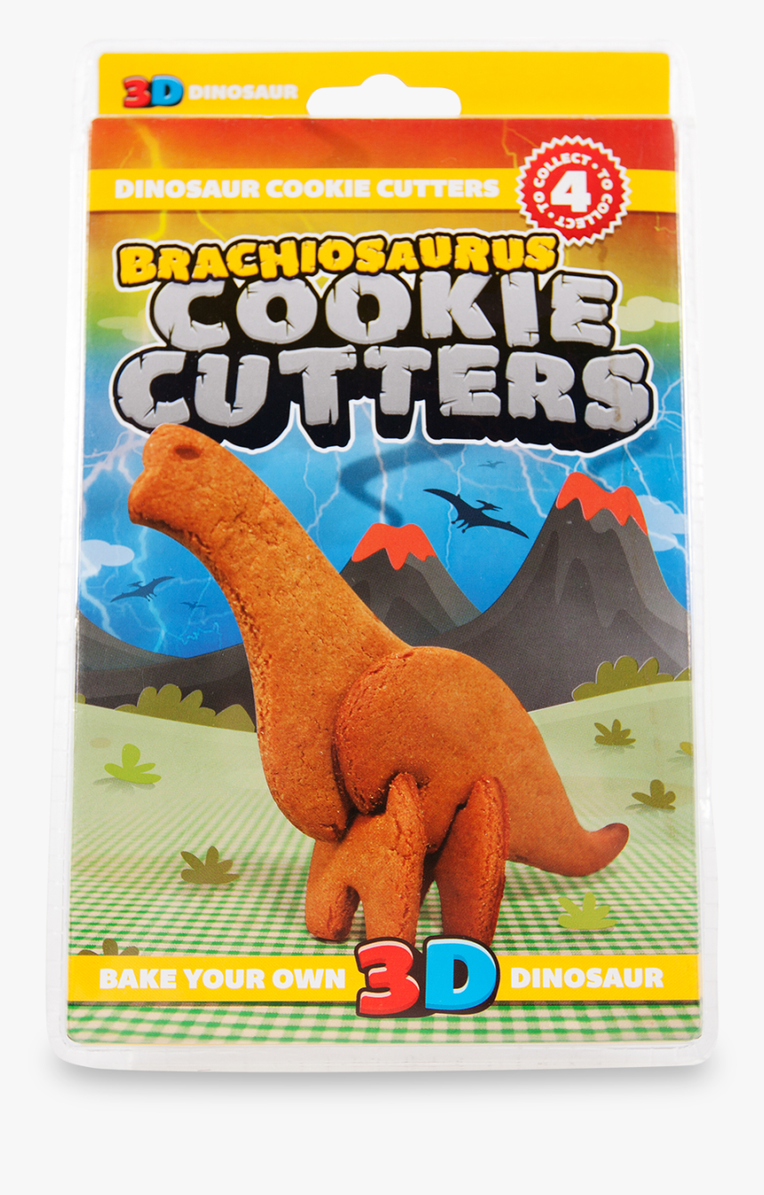 3d Dinosaur Cookie Cutter Brachiosaurus - Animal Figure, HD Png Download