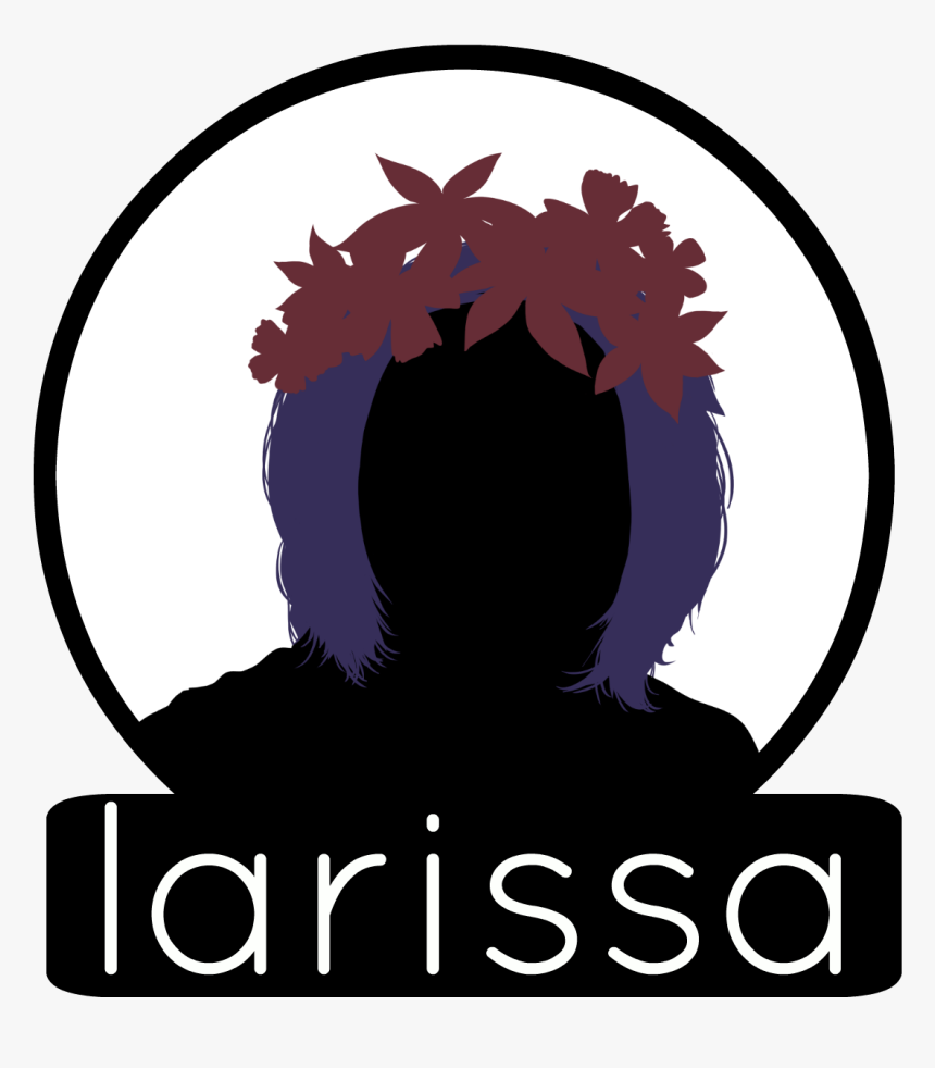 Larissa Circle Bg Label - Poster, HD Png Download