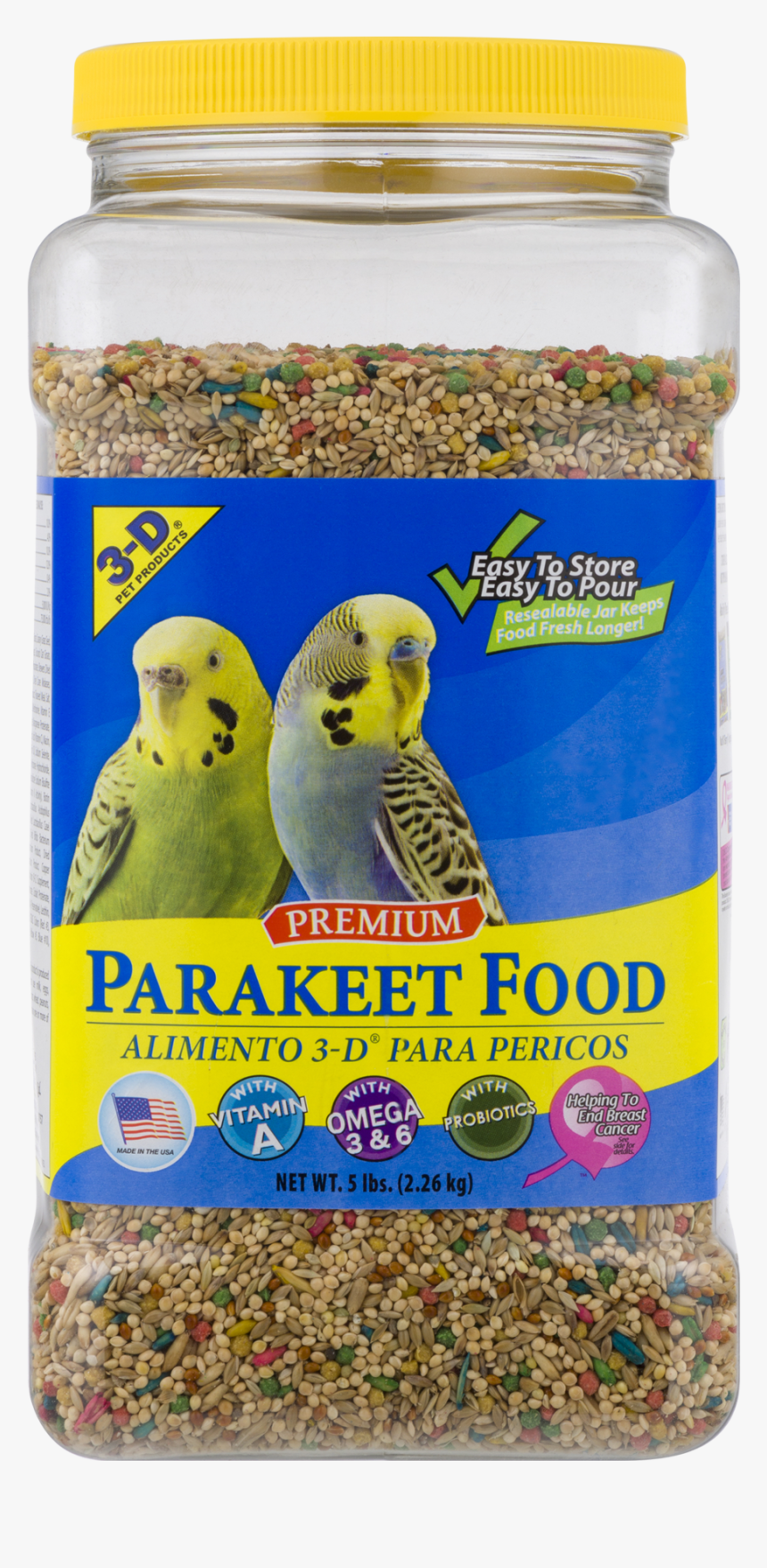 Blue And Yellow Budgie, HD Png Download