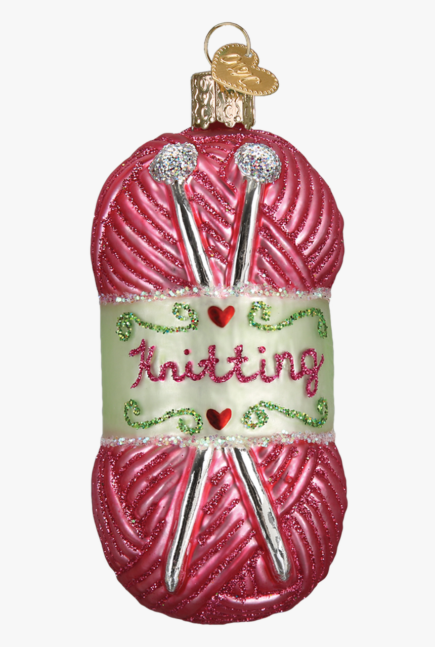 Old World Christmas Knitting Yarn Glass Ornament - Christmas Ornament, HD Png Download
