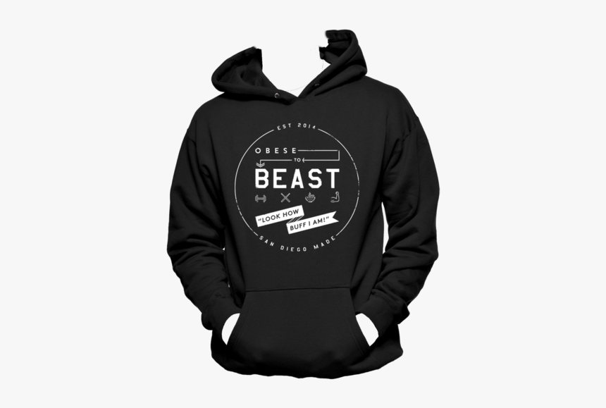 White Circular Crest Hoody - Cat Noir Is My Spirit Animal, HD Png Download