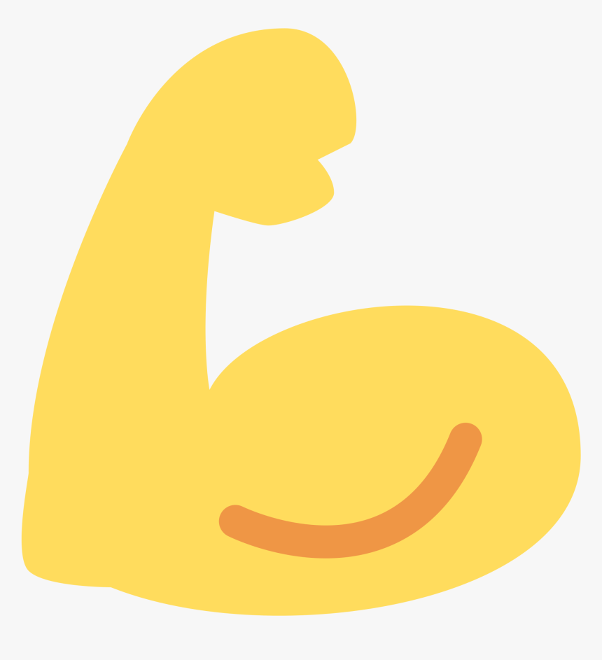 Emojis Biceps Flexionado Clipart , Png Download Flexed Bicep Emoji