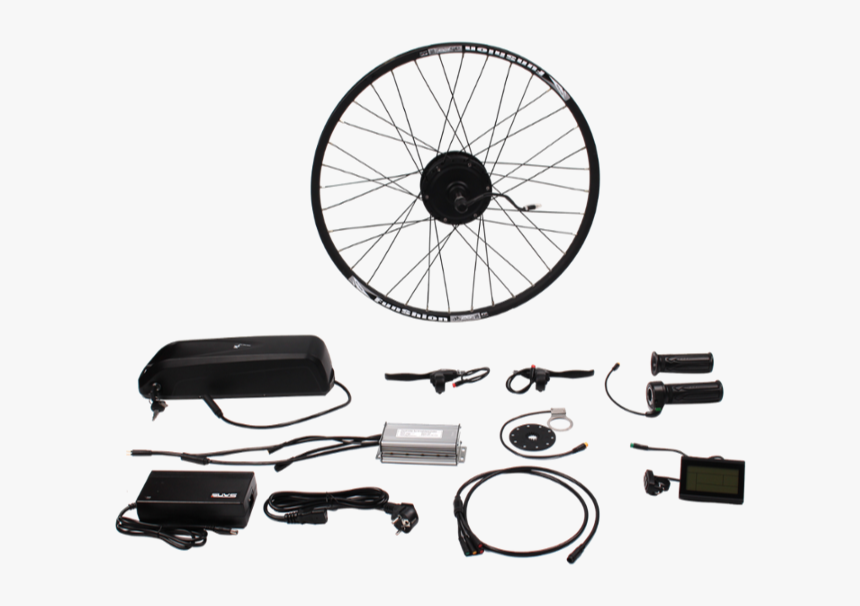 Jb-92q 350w Electric Bike Wheel Hub Motor Conversion - Electric Bicycle, HD Png Download