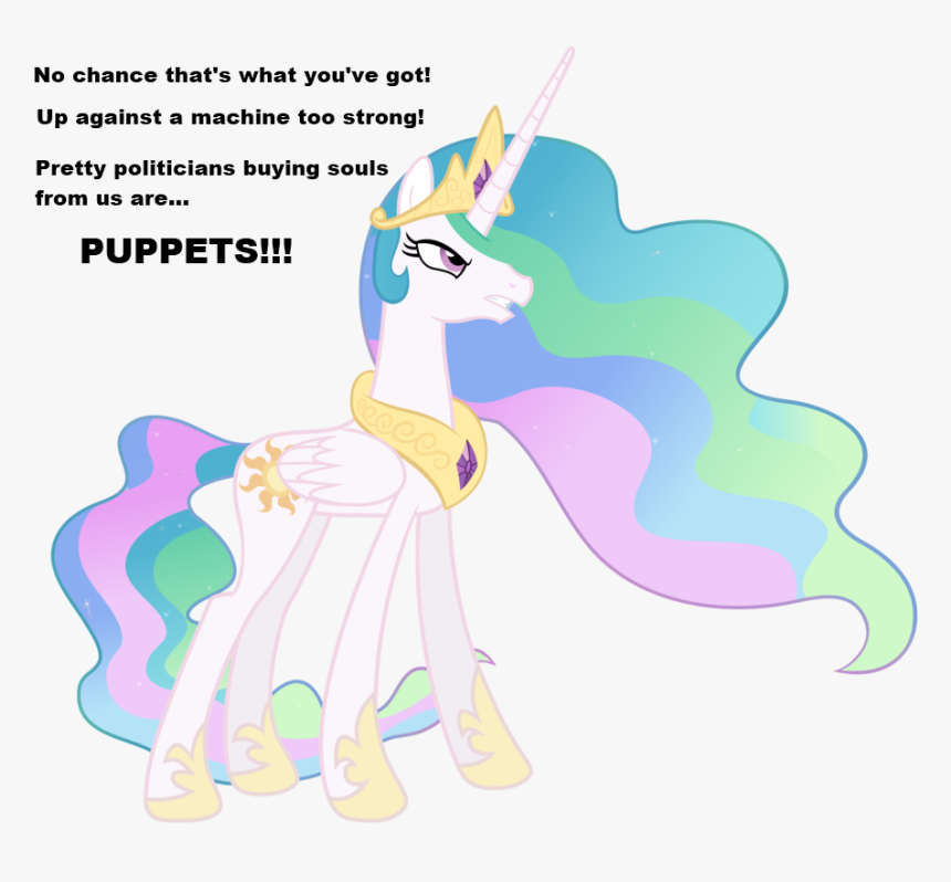Mlp Princess Celestia Angry, HD Png Download