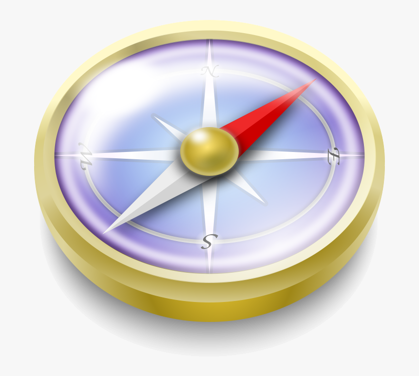 Compass Clipart Of Collection Free Simple Clip Transparent - Compass Clipart, HD Png Download