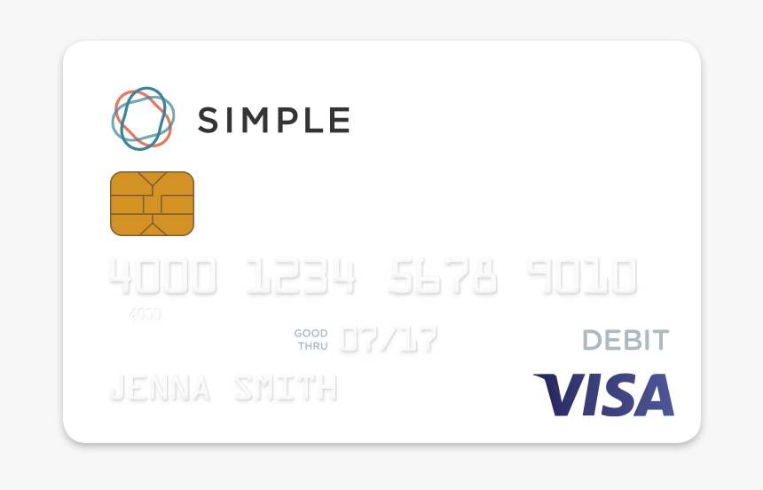 Simple Debit Card, HD Png Download