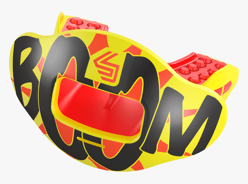 Boom Comic Print Max Airflow Lipguard And Mouthguard - Shock Doctor Comic Mouthguard, HD Png Download