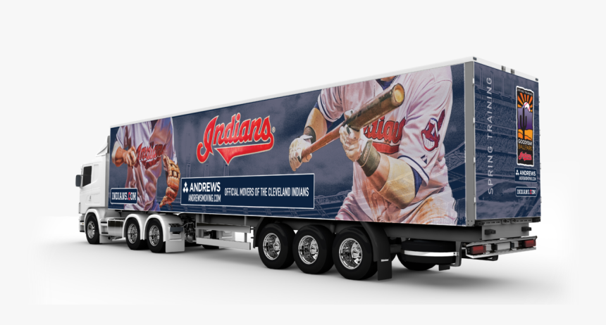 53 Indians Truck 1 - Cleveland Indians Spring Training Truck, HD Png Download