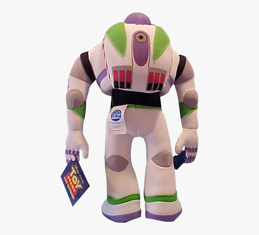 Back View Of Large Plush Buzz Lightyear Rag Dolls - Figurine, HD Png Download