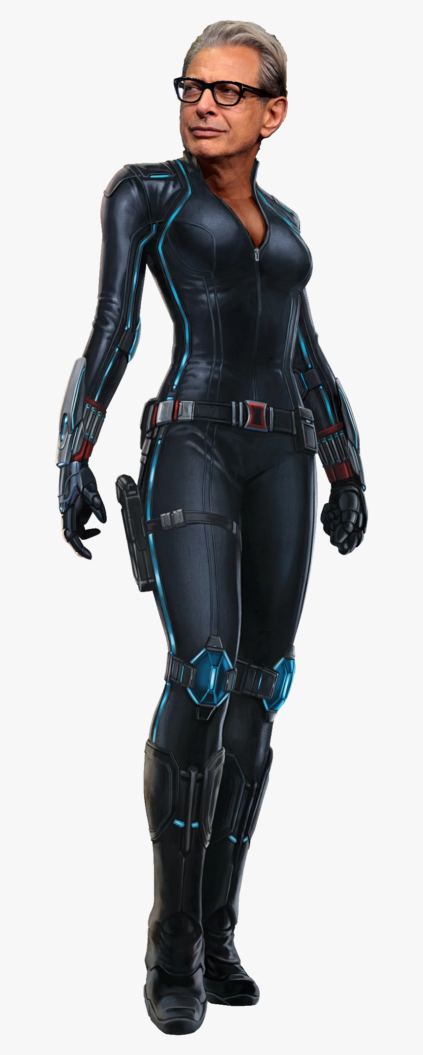 Transparent Jeff Goldblum Png - Black Widow Full Body, Png Download