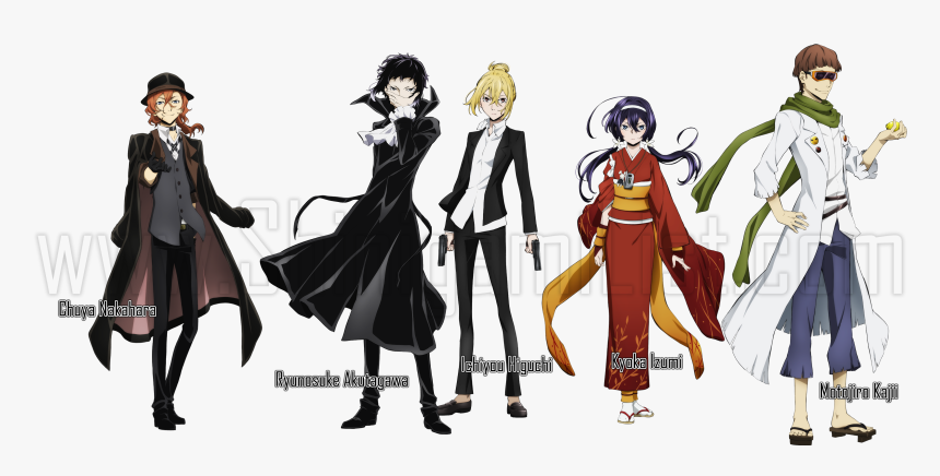 Арты Фем Ацуши И Акутагава, HD Png Download